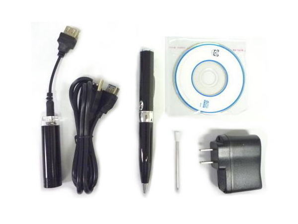 300万画素CCD搭載ペン型カメラ PENCAM-4GBPR