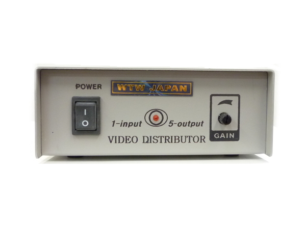 TP-DV0105 アンプ内蔵超小型映像分配器(1入力⇒出力5)