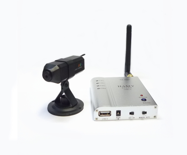 TR-USB-WS8 パソコン接続可能 超小型無線カメラとUSB端子付受信機セット
