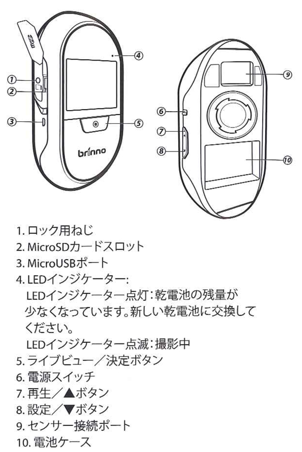 Brinno 玄関ドア防犯カメラ「ルスカII」 SHC1000 - 2