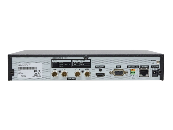 WTW-DEHP704Y　EX-SDI/HD-SDI対応デジタルビデオレコーダー WTW-DEHP704Y 400万画素EX-SDI/HD-SDIシリーズ 4ch対応 デジタル